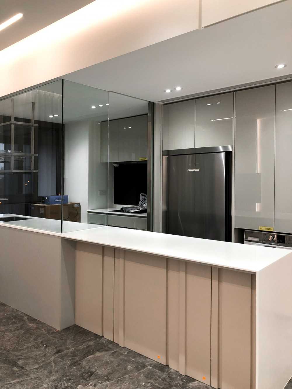 Scandinavian Kitchen with Kitchen Window and Kitchen Accessories