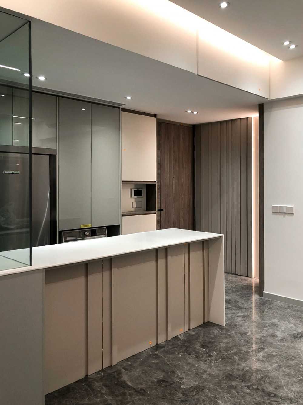 Scandinavian Kitchen with Kitchen Window and Kitchen Accessories