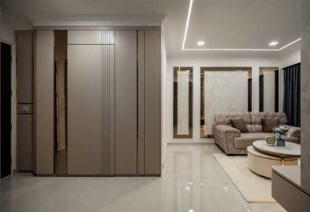 Modern Living Room with Sofa and Coffee Table