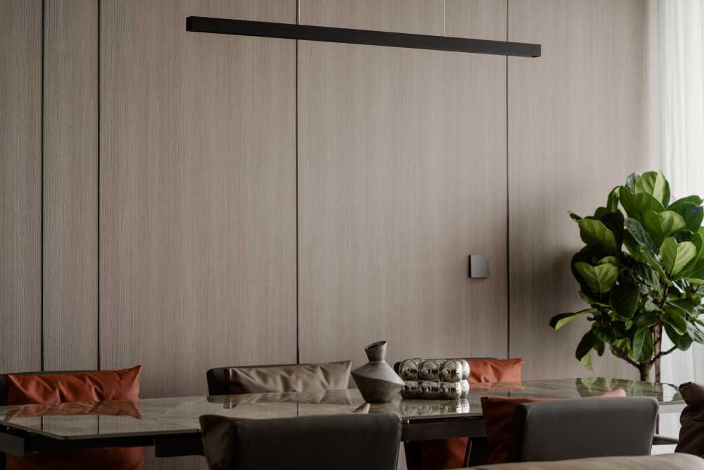 Modern Dining Room with Dining Table and Dining Chairs
