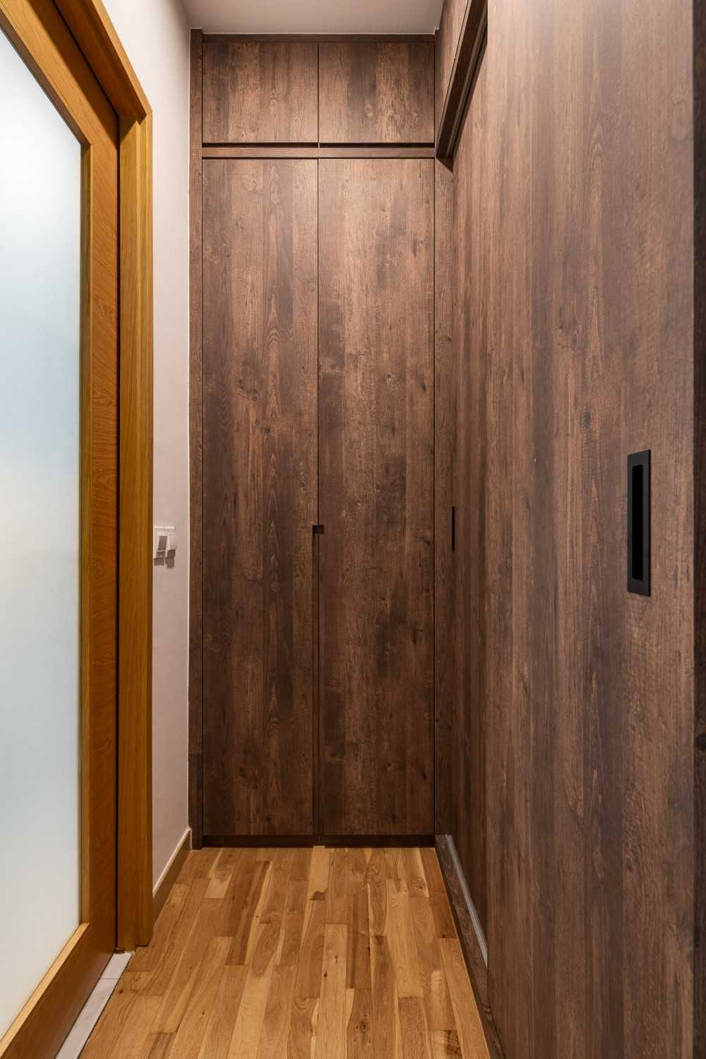 Scandinavian Bedroom with Wardrobe and Sliding Wardrobe
