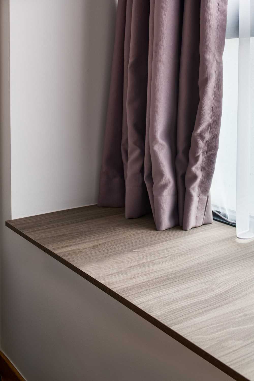 Scandinavian Bedroom with Vinyl Flooring and Parquet Floor
