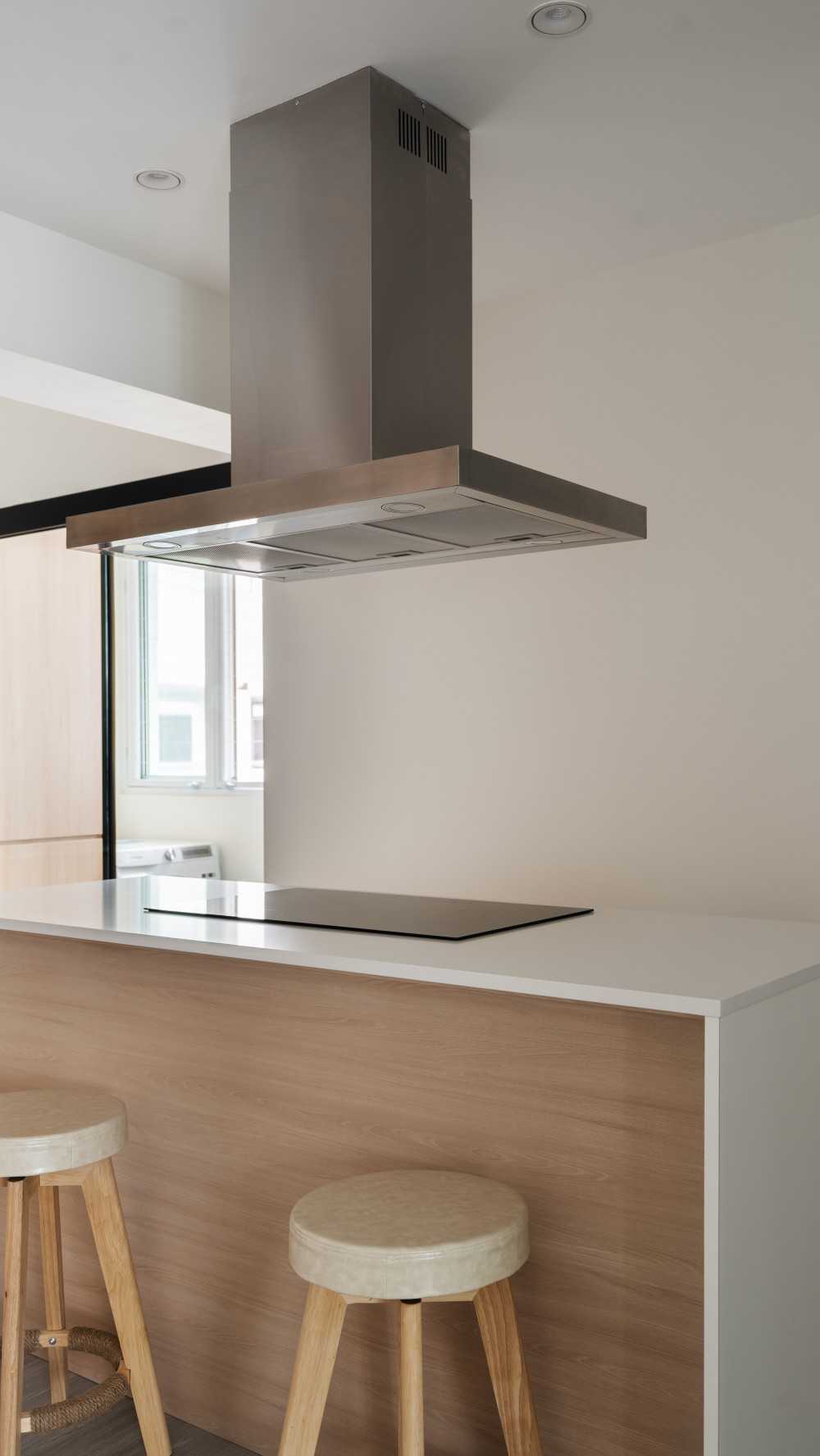 Modern Kitchen with Countertop and Vinyl Flooring