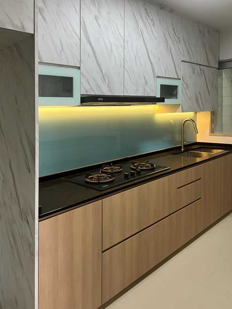 Scandinavian Kitchen with Kitchen Window and Kitchen Accessories