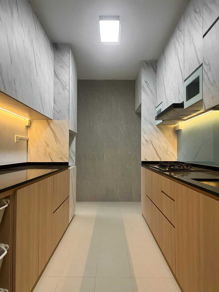 Scandinavian Kitchen with Kitchen Accessories and Kitchen Tap