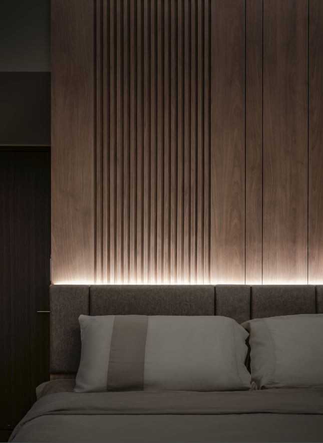 Asian Bedroom with Closet and Bedroom Dresser