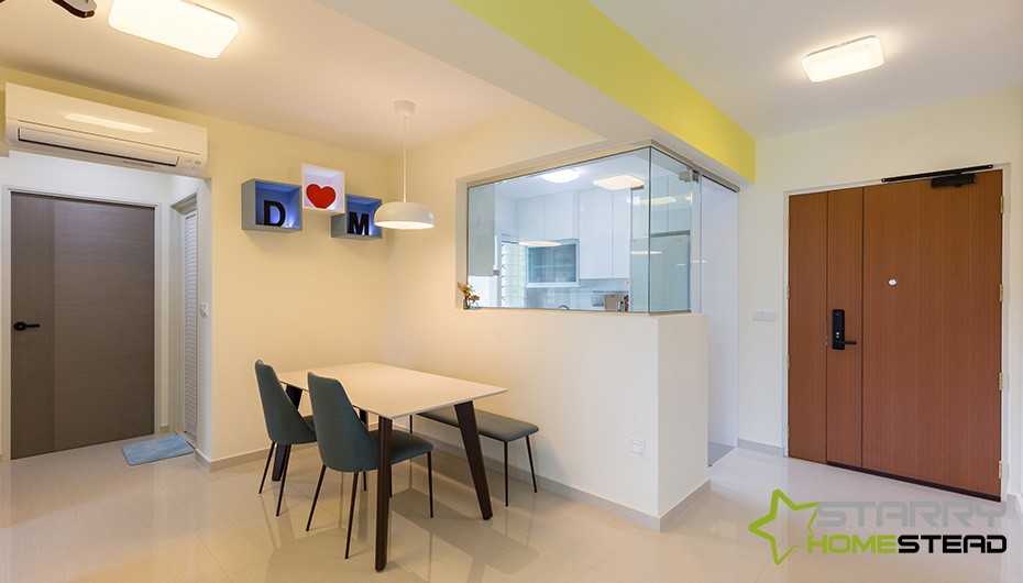 Modern Dining Room with Dining Table and Dining Chairs