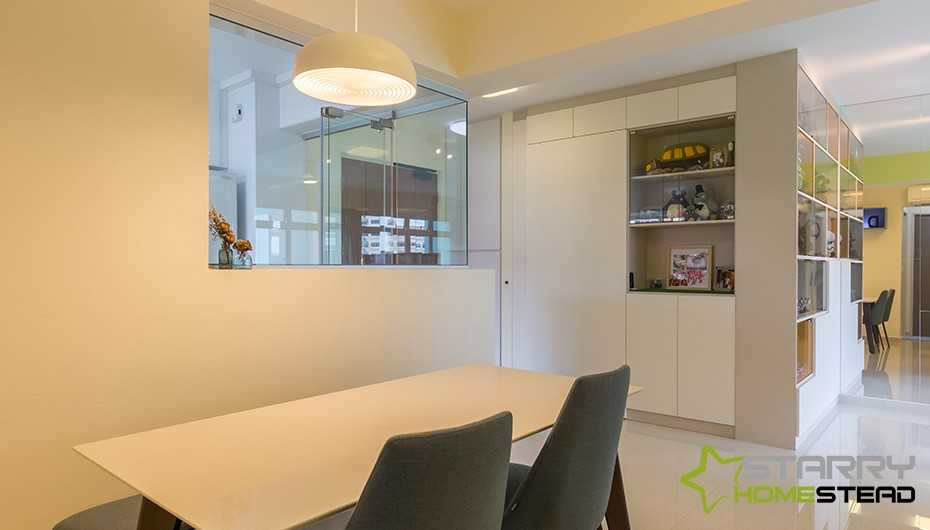 Modern Dining Room with Dining Table and Dining Chairs