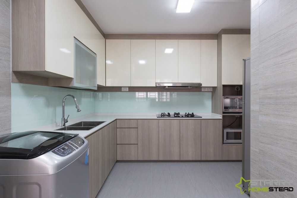 Scandinavian Kitchen with Kitchen Accessories and Kitchen Cabinets