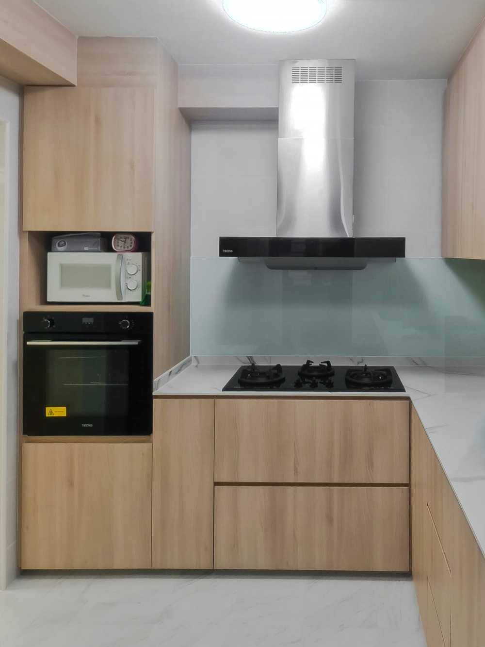 Scandinavian Kitchen with Kitchen Accessories and Kitchen Tap