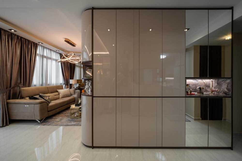 Modern Entryway with Mirror and Bathroom Mirrors