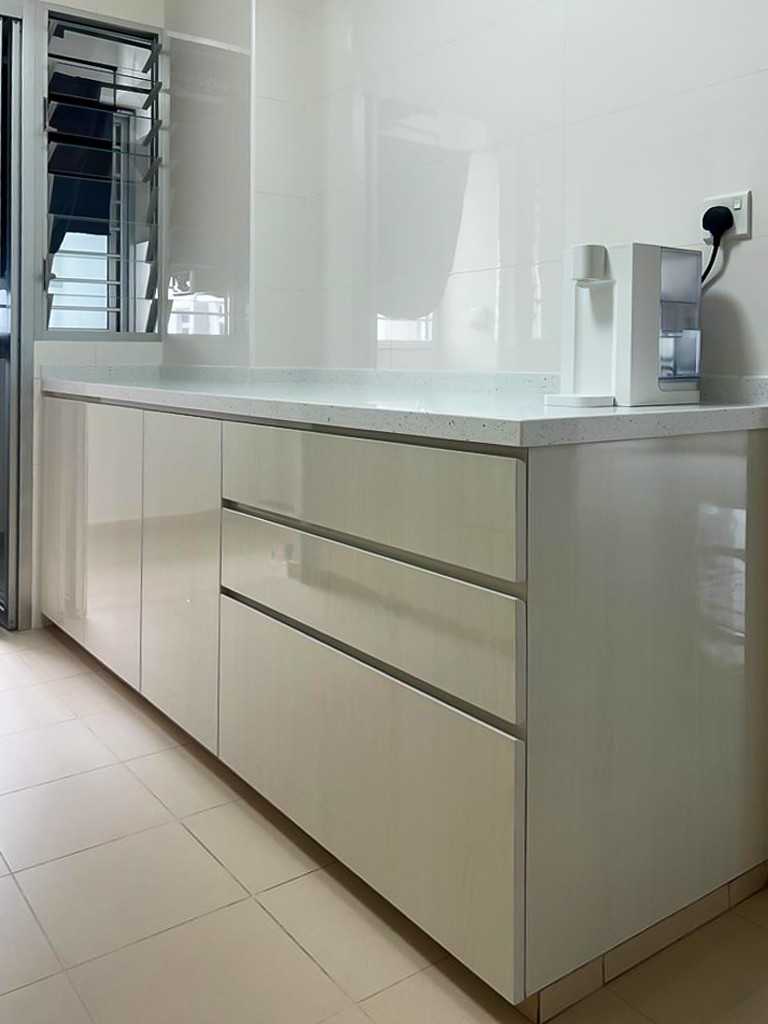 Scandinavian Kitchen with Kitchen Window and Kitchen Accessories