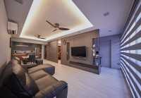 Contemporary Living Room at 73A Redhill
