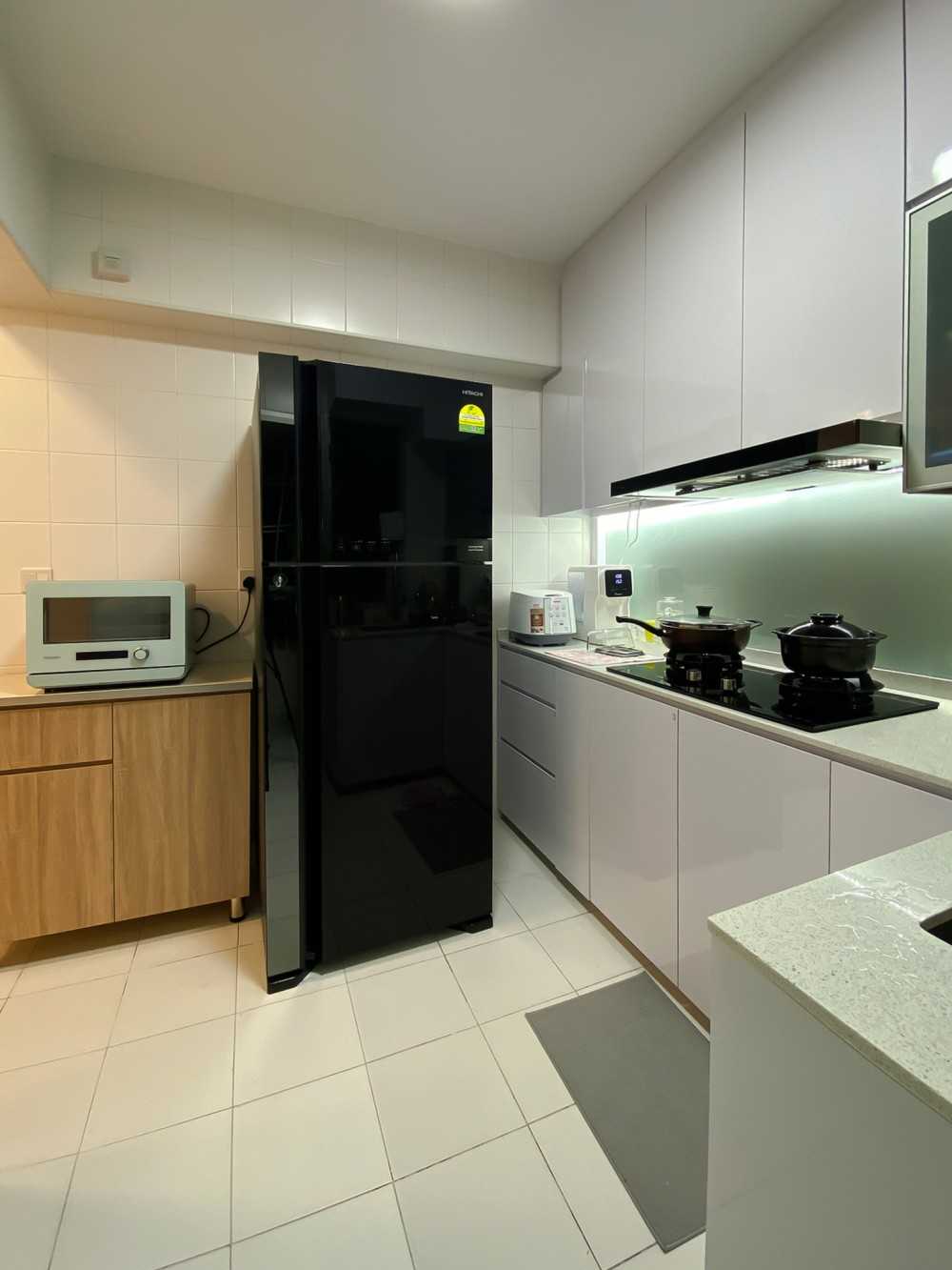 Scandinavian Kitchen with Kitchen Accessories and Kitchen Tap
