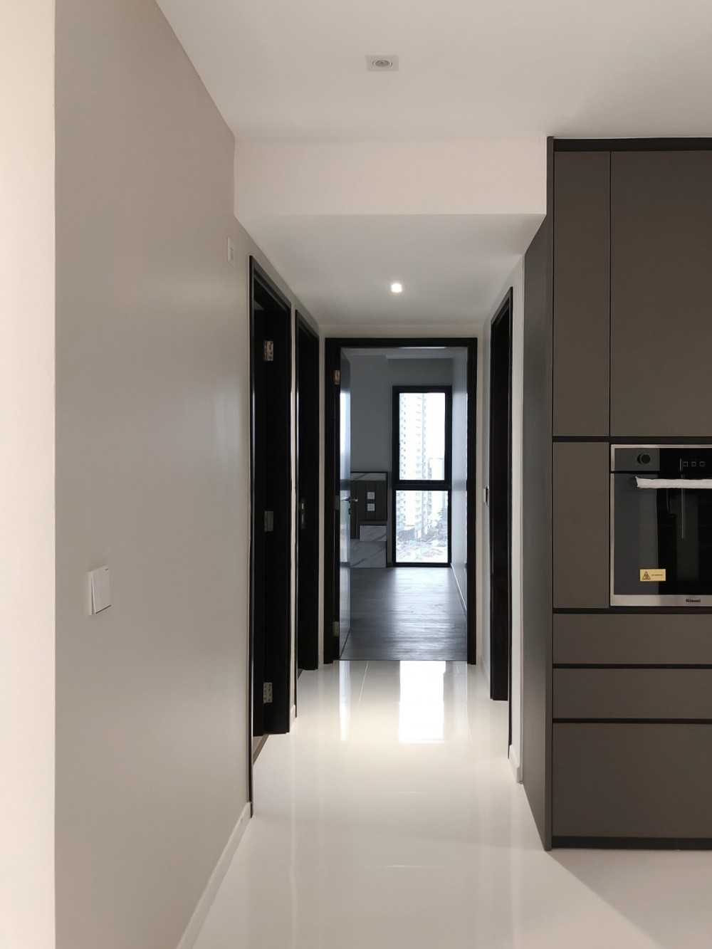 Modern Living Room with Paintings and Flooring