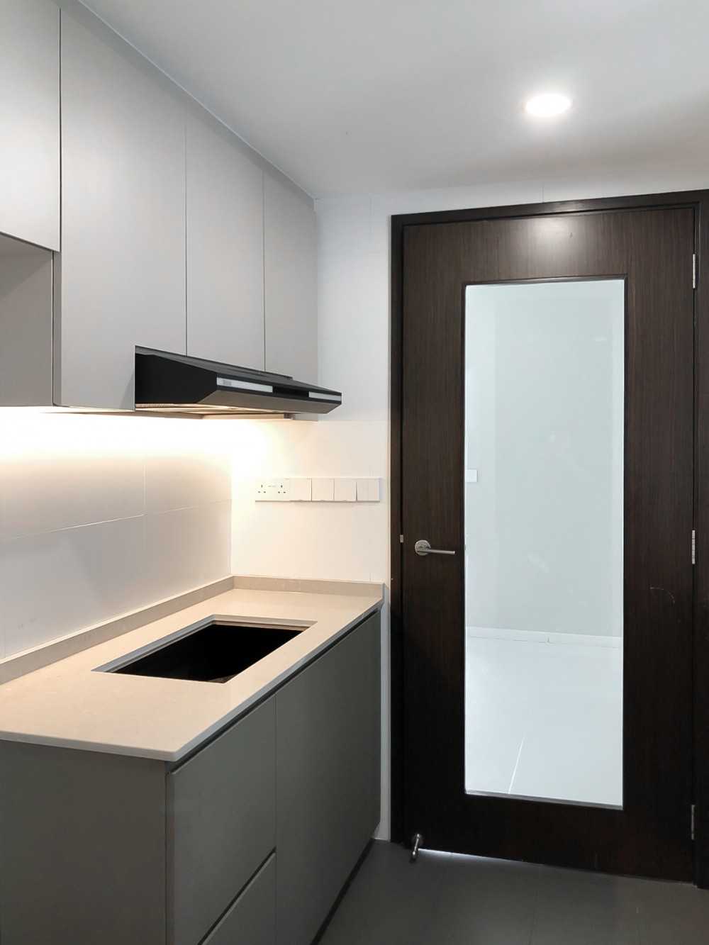 Modern Kitchen with Kitchen Accessories and Kitchen Tap