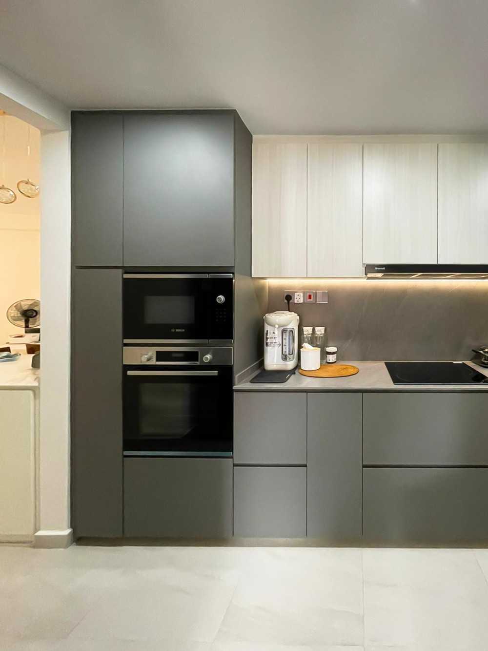 Scandinavian Kitchen with Kitchen Accessories and Kitchen Tap