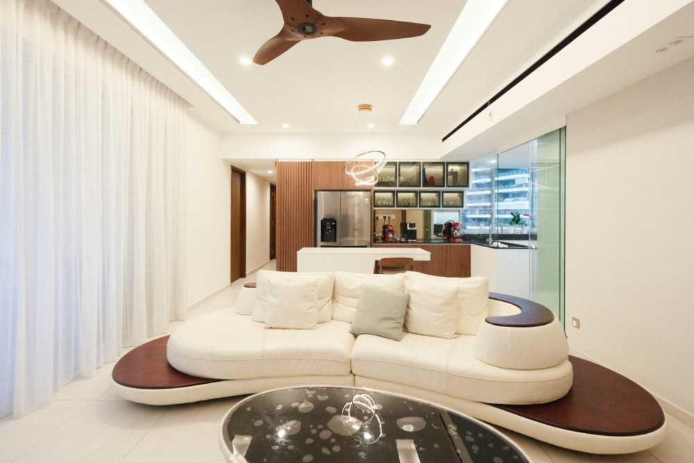 Modern Pantry with Kitchen Island and Drinkware