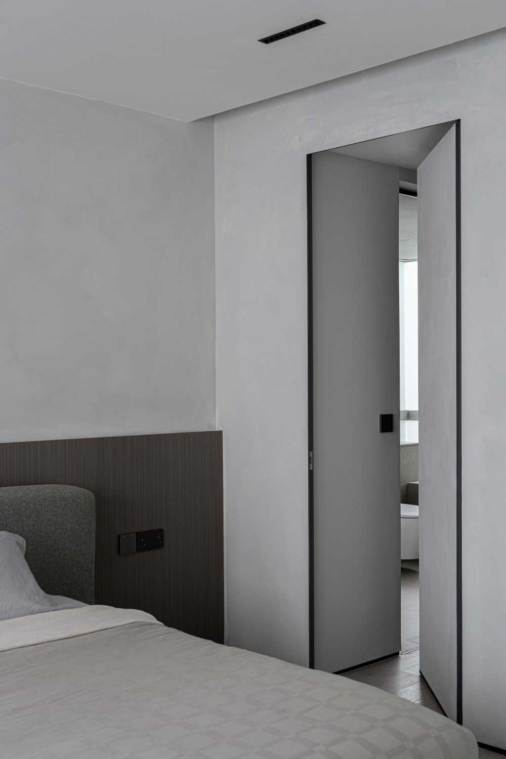 Modern Bedroom with Closet and Sideboard