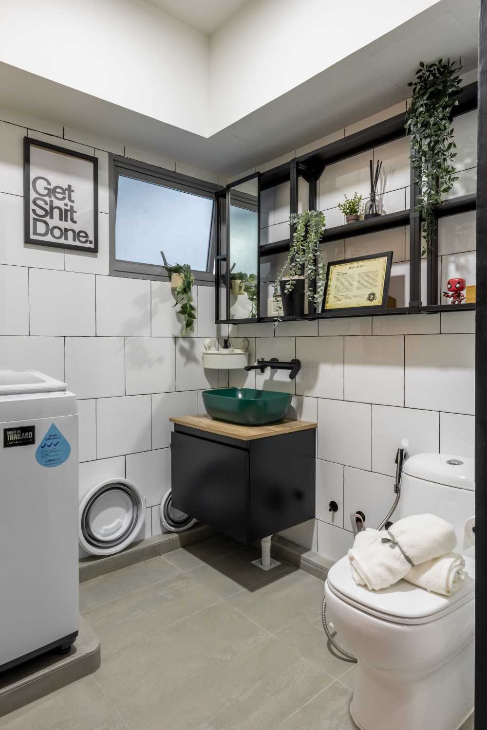 Transitional Bathroom at Tampines central by MYD Pleasant Home Design