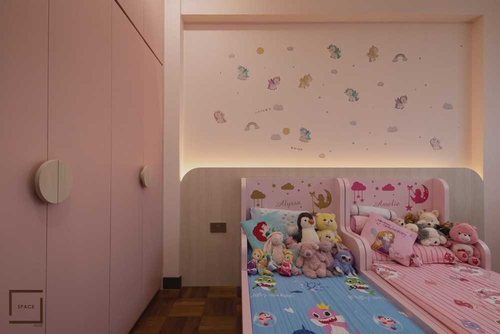 Contemporary Kids Room with Toys and Children's Storage
