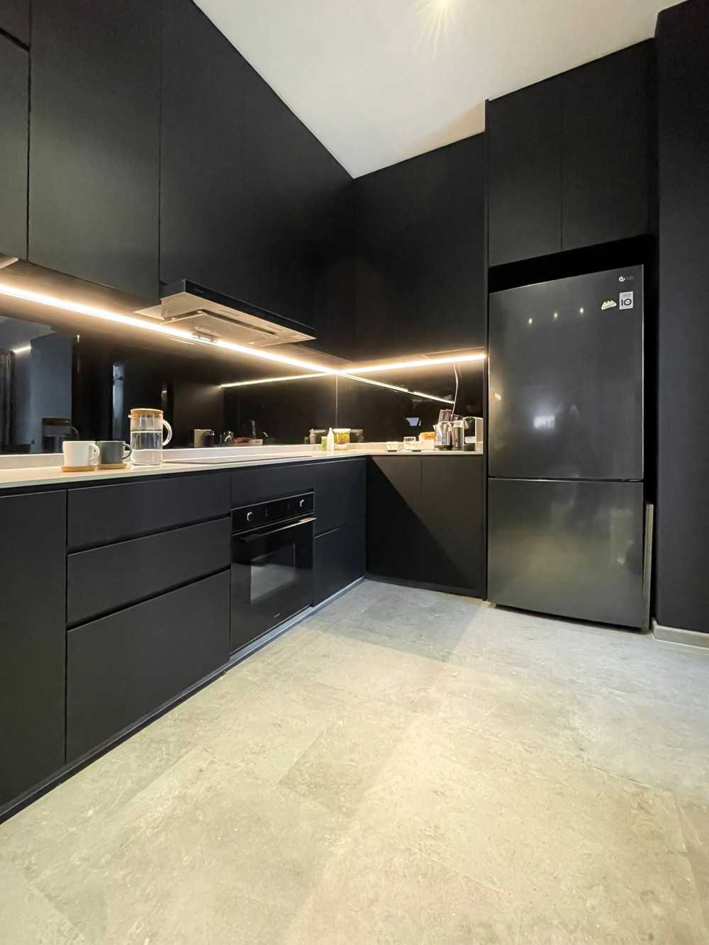Scandinavian Kitchen with Kitchen Accessories and Kitchen Tap