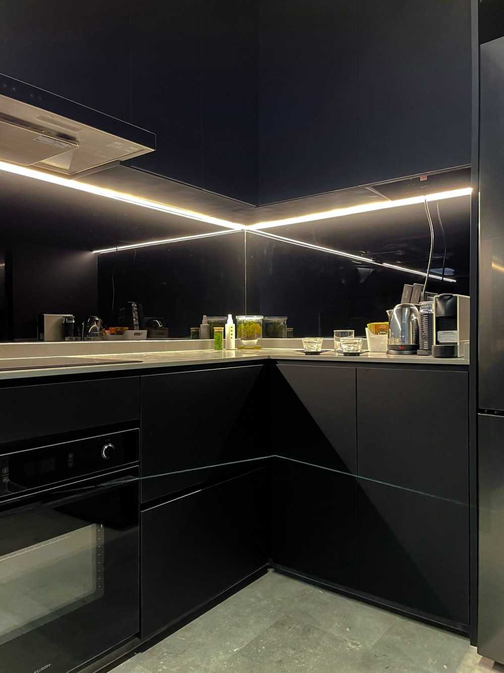 Scandinavian Kitchen with Kitchen Accessories and Kitchen Tap