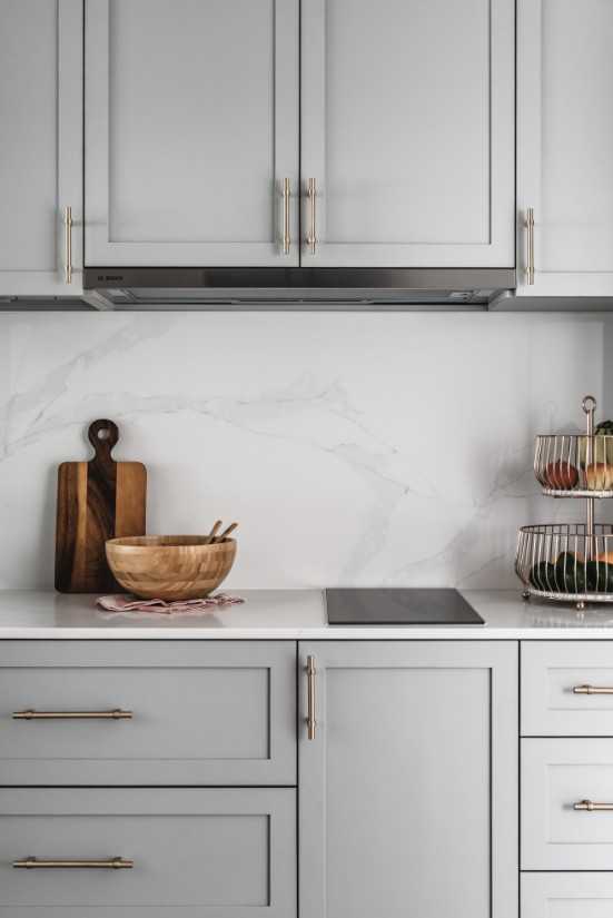 Modern Kitchen with Countertop and Cupboard
