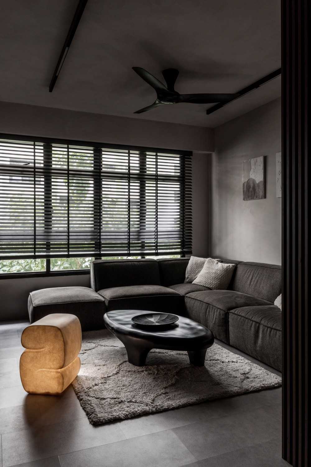 Contemporary Living Room with Sofa and Coffee Table