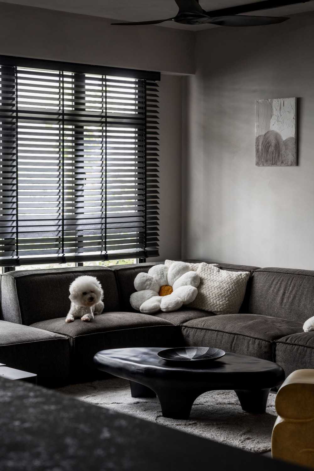 Contemporary Living Room with Sofa and Coffee Table