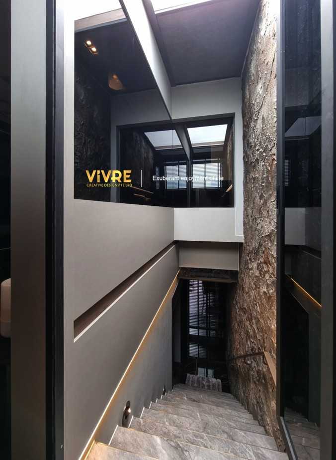 Modern Hallway with Artwork and Paintings