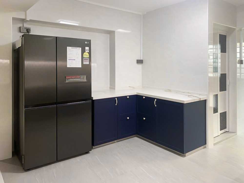 Scandinavian Kitchen with Kitchen Island and Kitchen Accessories