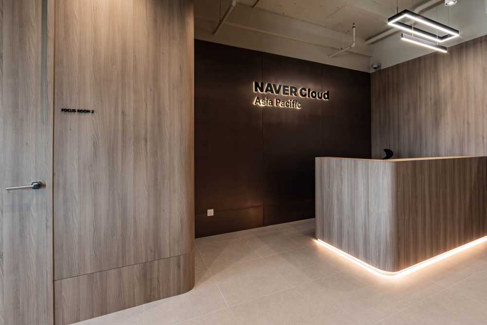 Contemporary Office with Desk and Desk Chairs