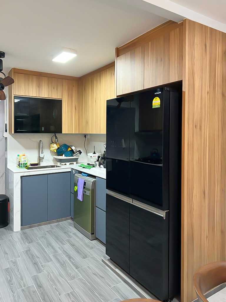 Scandinavian Kitchen with Kitchen Accessories and Kitchen Cabinets