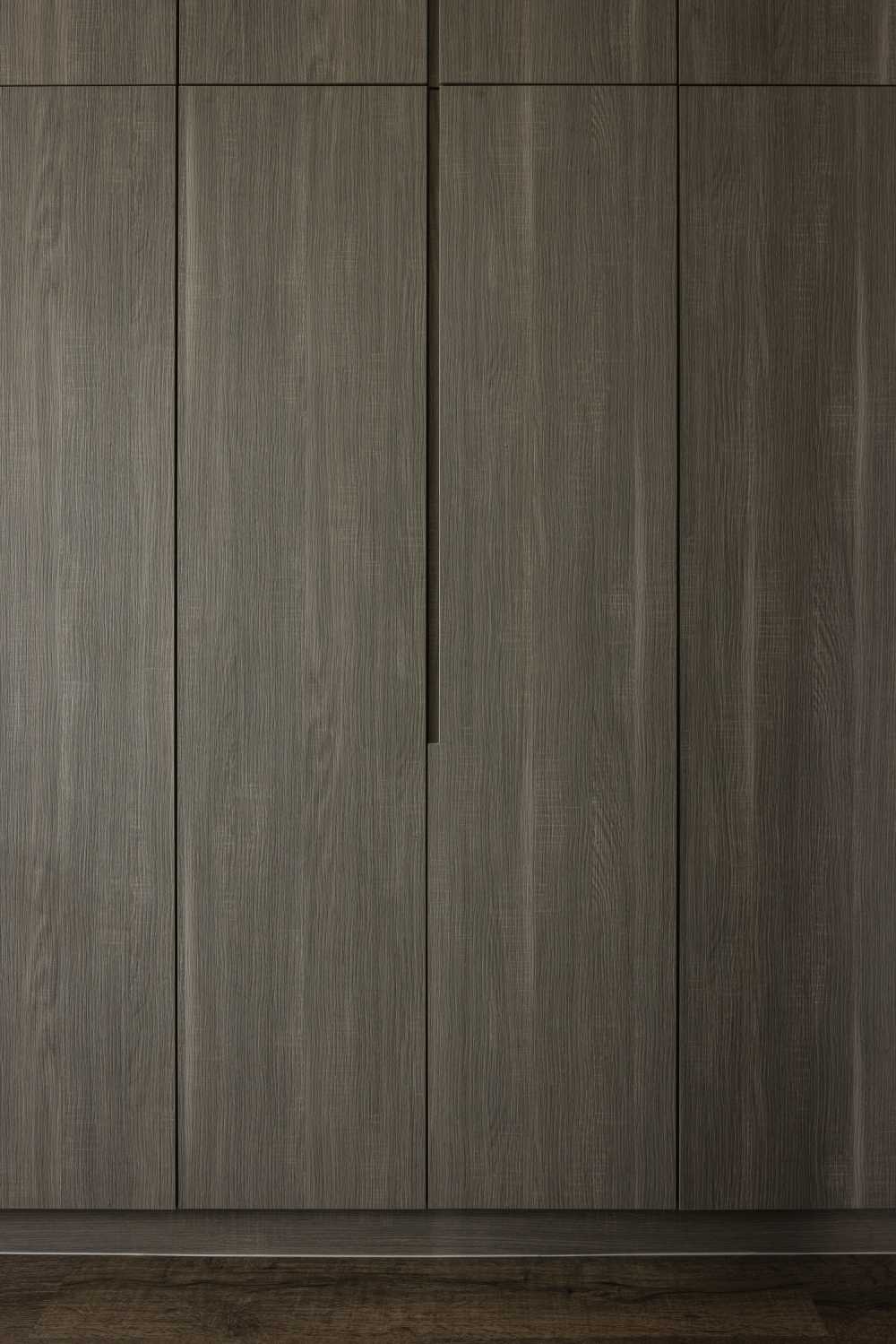 Industrial Bedroom with Wardrobe and Closet