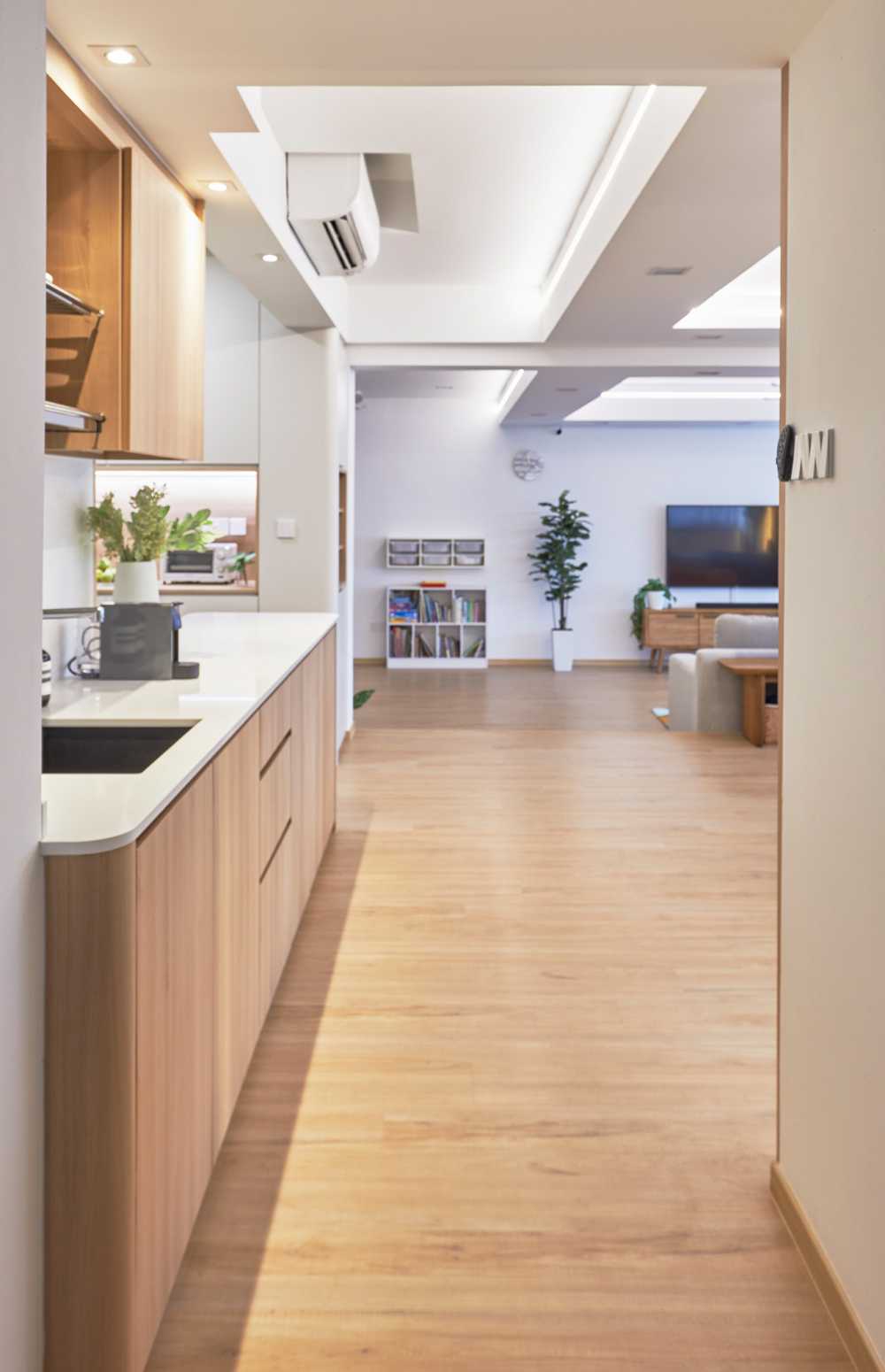 Scandinavian Kitchen with Kitchen Accessories and Kitchen Tap