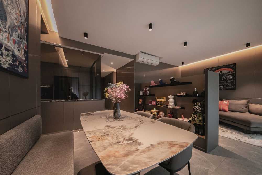 Modern Living Room with Sofa and Sofa Beds