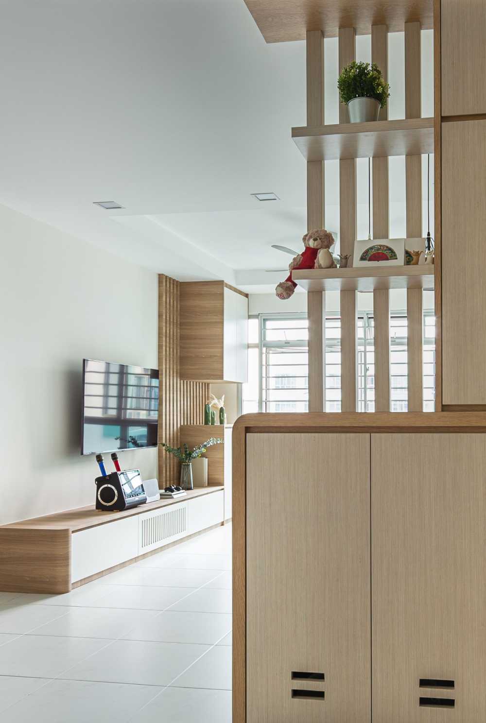 Minimalist Entryway with Shoe Rack and Console Table