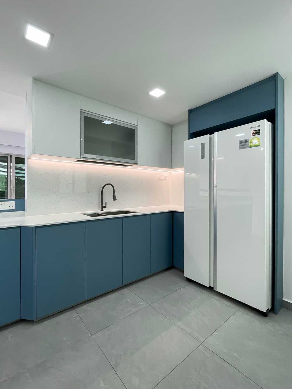 Scandinavian Kitchen with Kitchen Accessories and Kitchen Tap