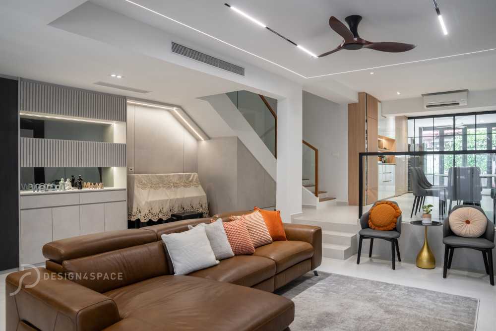 Modern Kitchen with Kitchen Window and Open Kitchen