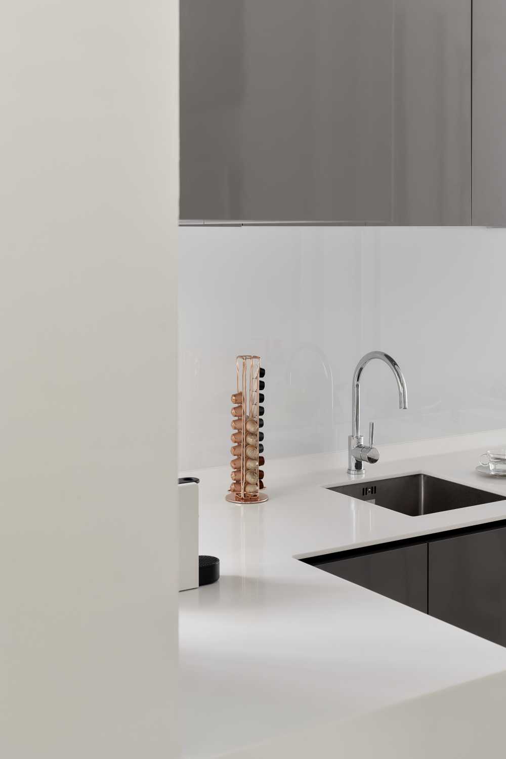 Vintage Kitchen with Countertop and Kitchen Accessories