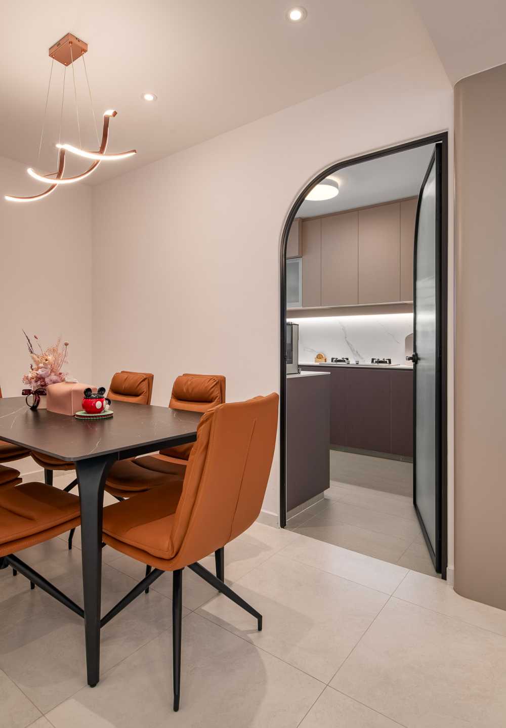 Contemporary Kitchen with Kitchen Window and Kitchen Island