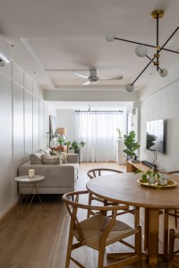 Contemporary Living Room at Aljunied Crescent