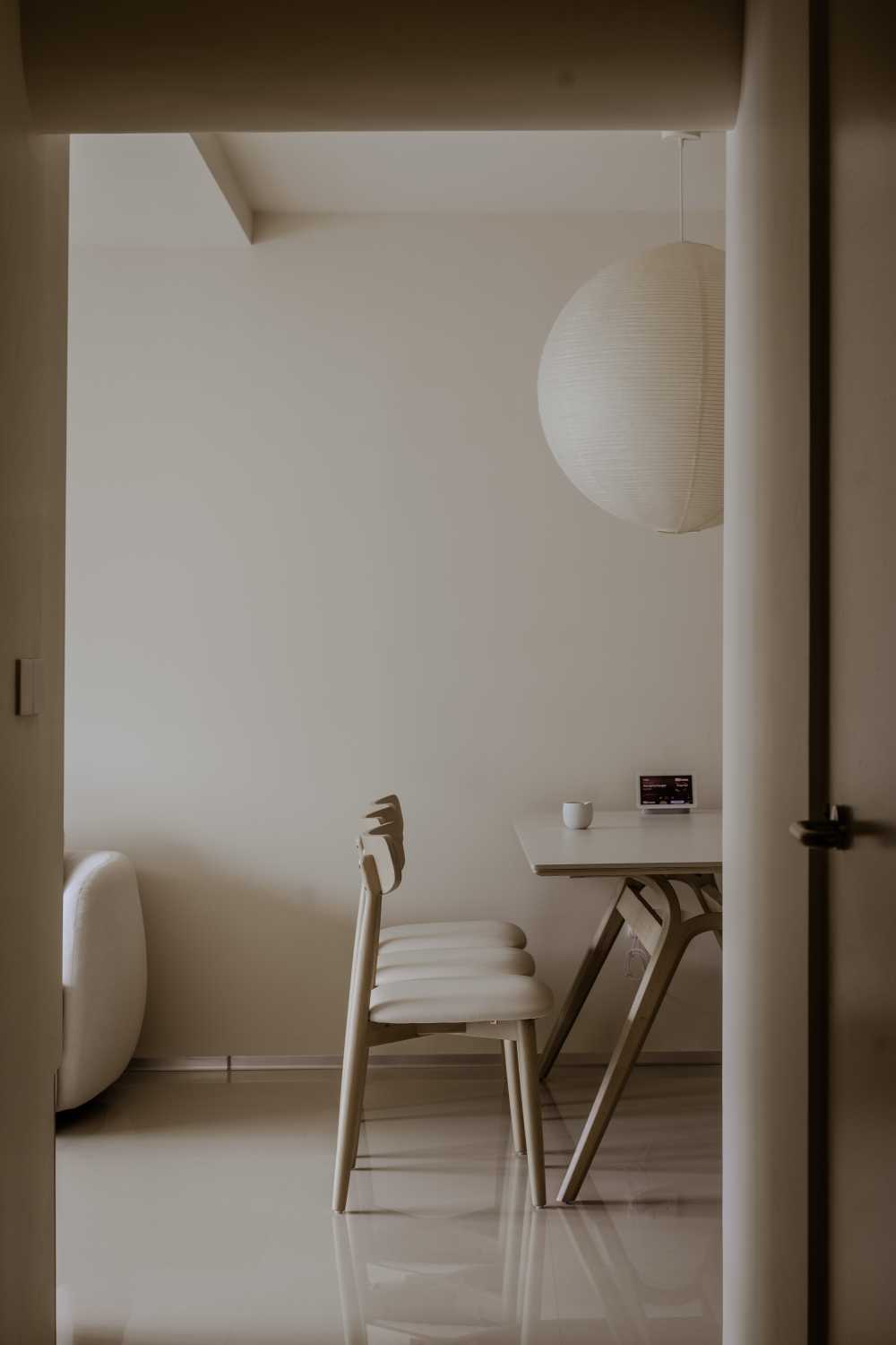 Modern Dining Room with Dining Table and Dining Chairs