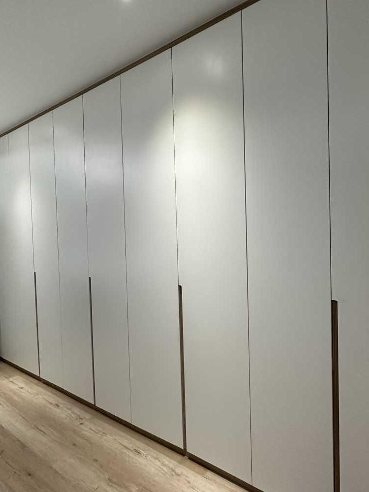 Modern Walk-in Wardrobe with Wardrobe and Small Storage