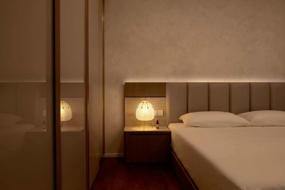 Modern Bedroom with Wardrobe and Sliding Wardrobe