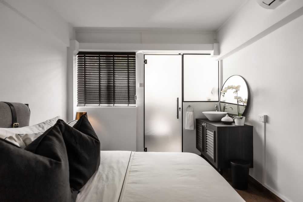 Modern Bedroom with Ceiling Light and Lighting