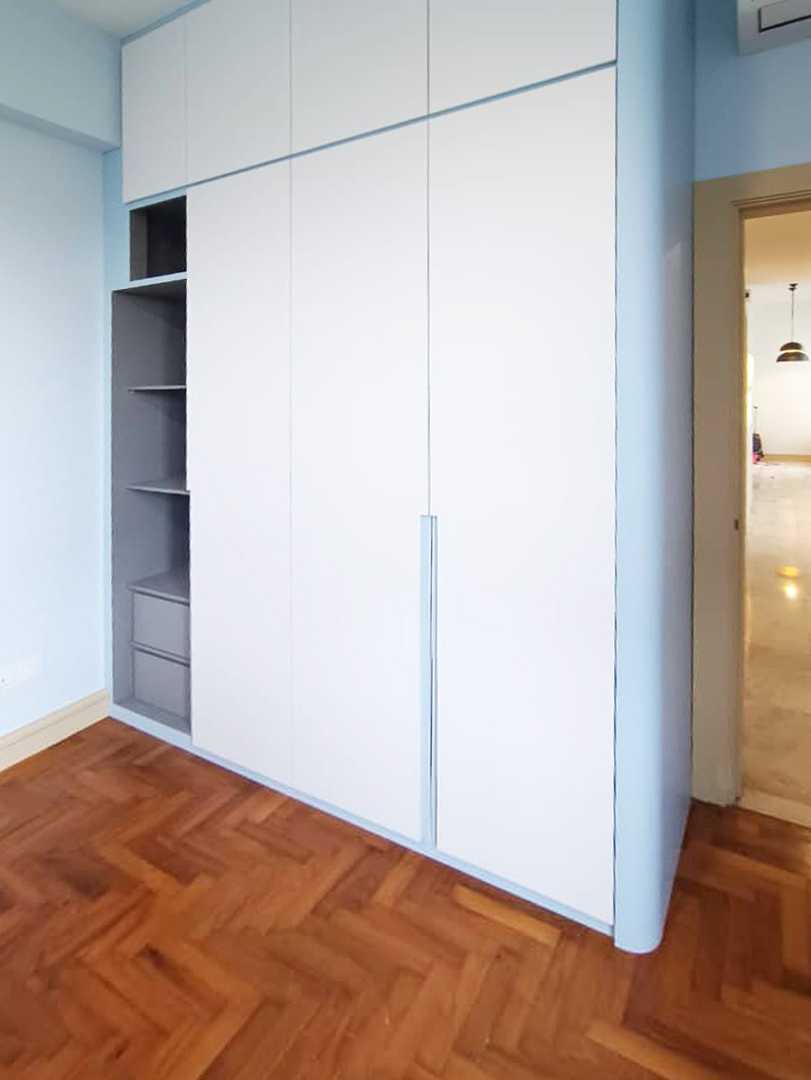 Scandinavian Bedroom with Wardrobe and Sliding Wardrobe
