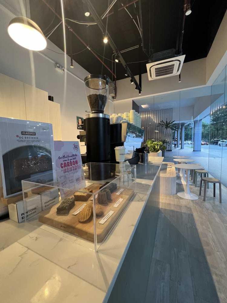 Modern Retail with Countertop and Vinyl Flooring