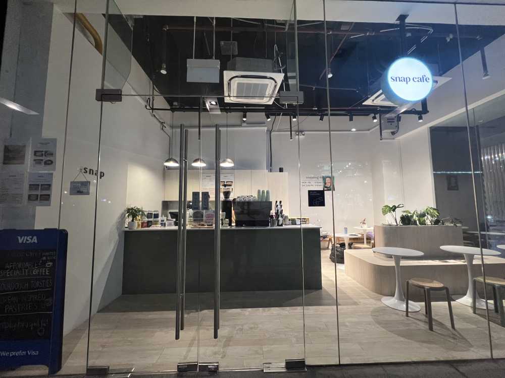 Modern Shopfront with Countertop and Vinyl Flooring